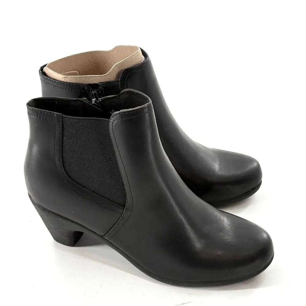Easy Spirit Caelan Boots 6 Black NWOT Ankle Booties Comfort Heel Dressy